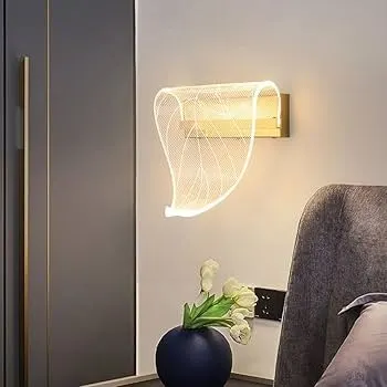 Applique Murale Feuille LED - Décor Sculptural