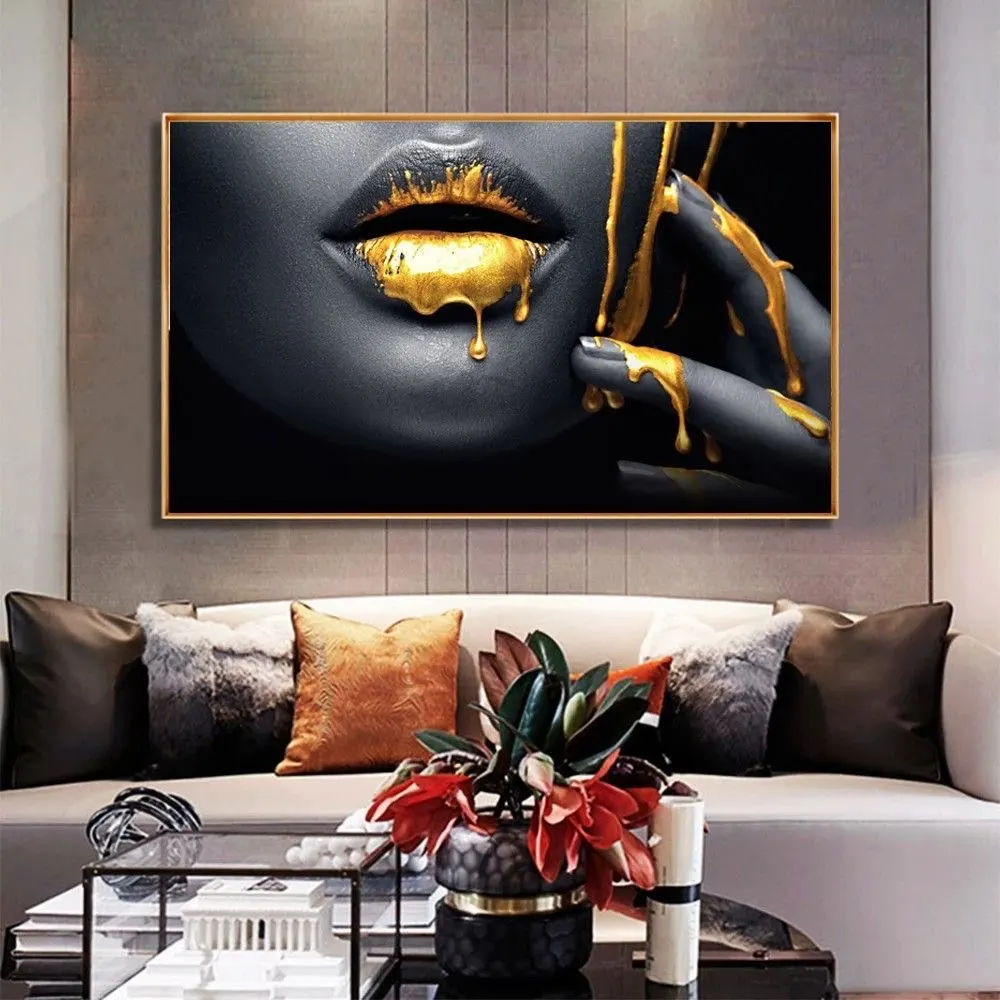 Glamour Noir & Or