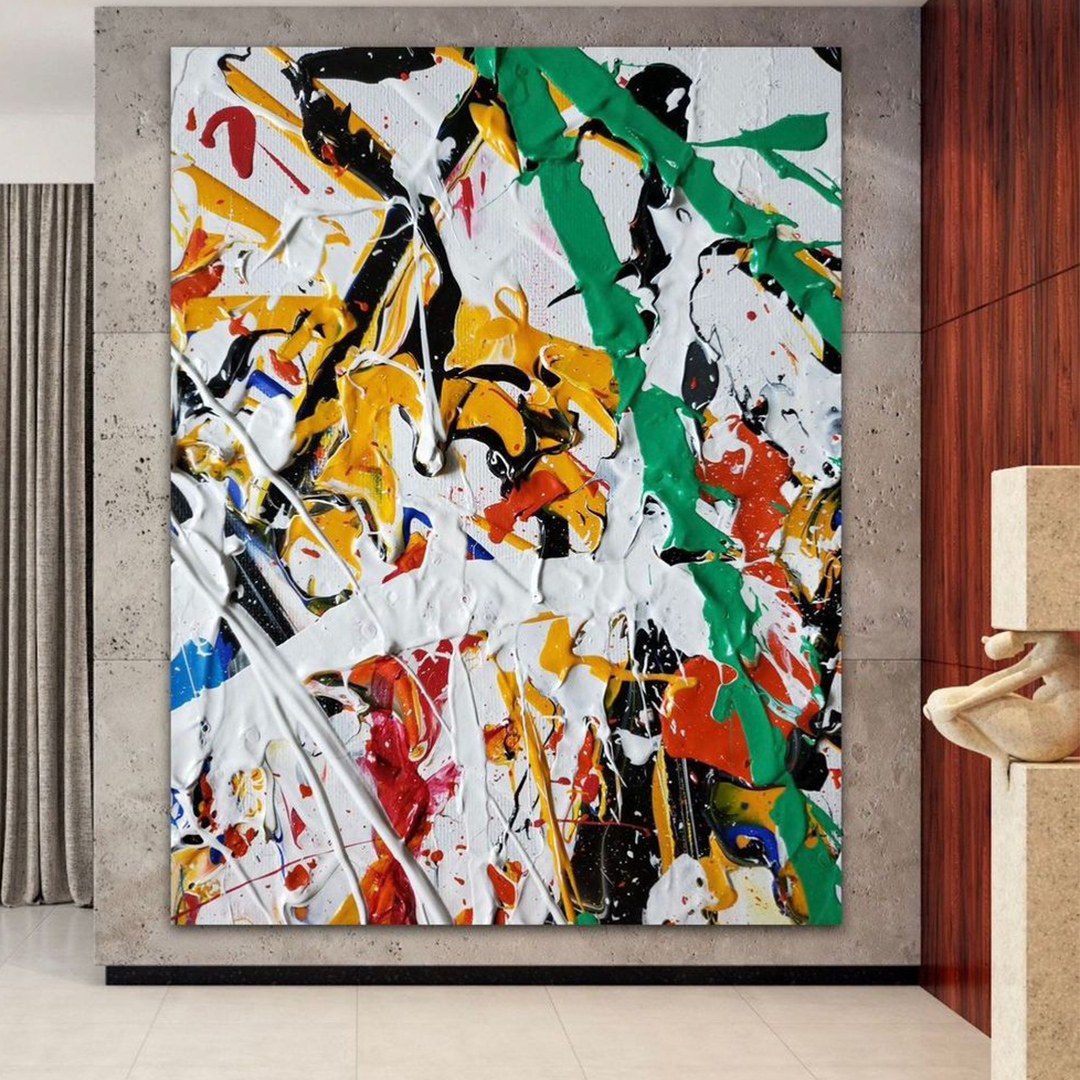 Abstrait multicolore dynamique