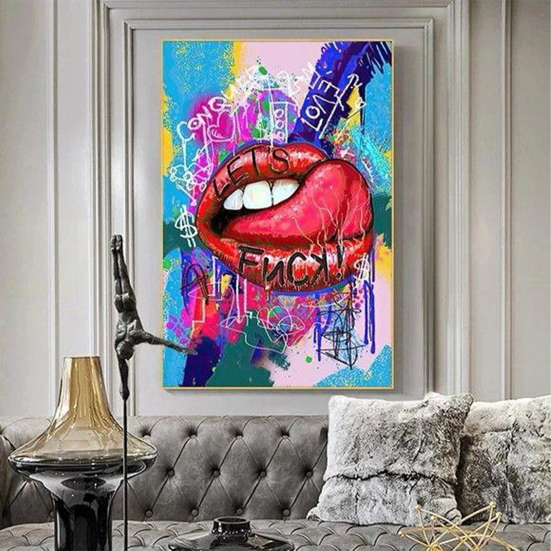 Lèvres Pop Art