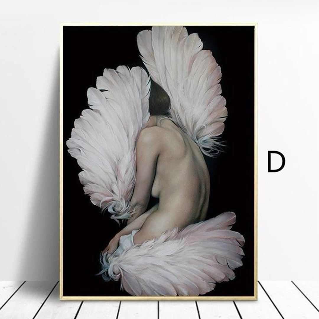 Femme aux ailes blanches