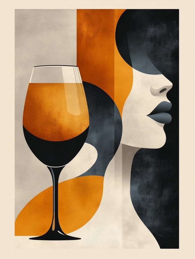 Femme au verre doré